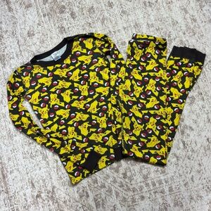Hanna Andersson Pikachu Long John Pajama Set Kids 14